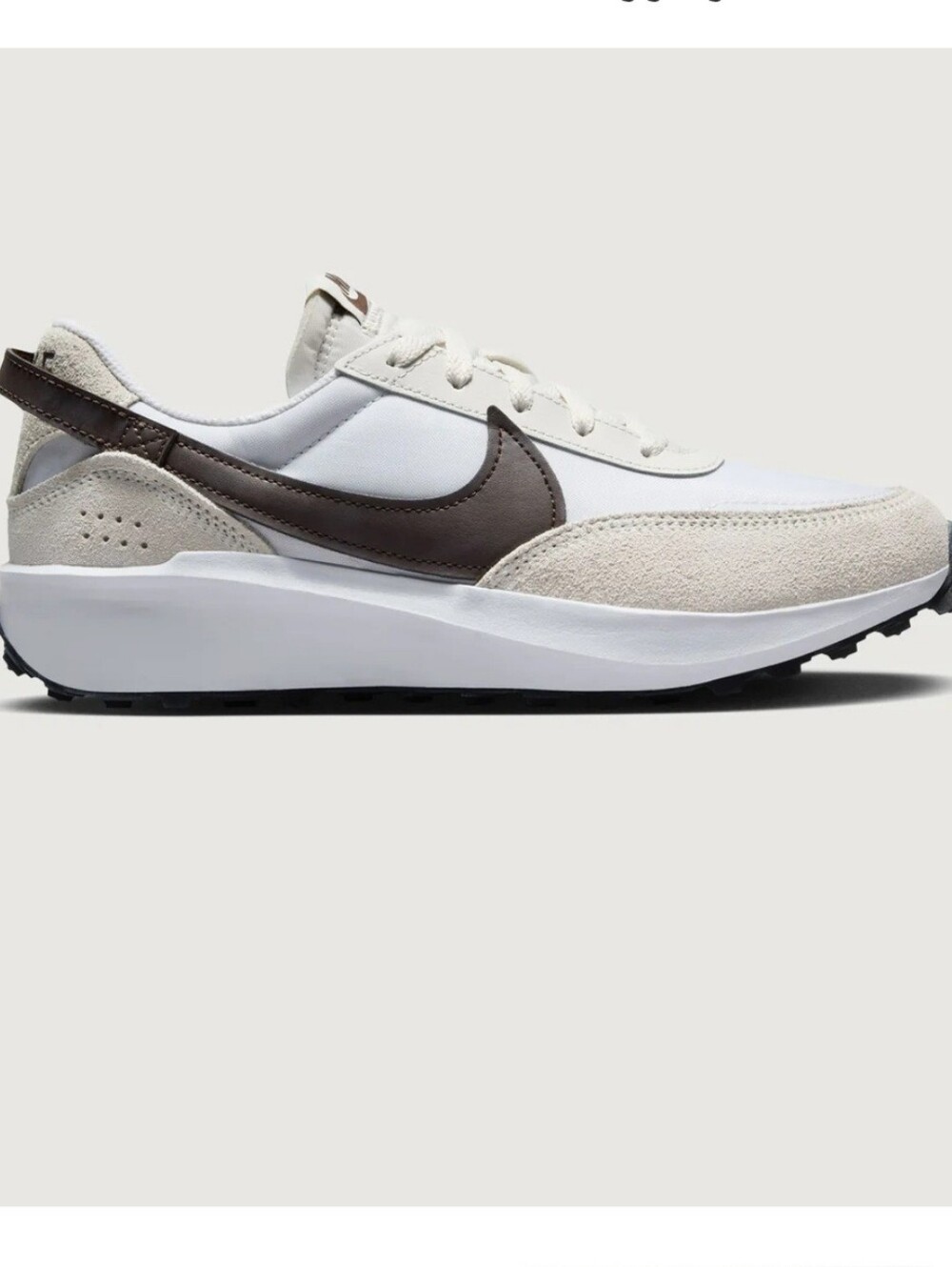 Nike Women's Waffle Debut Brown And Cream - Picture 2 of 7